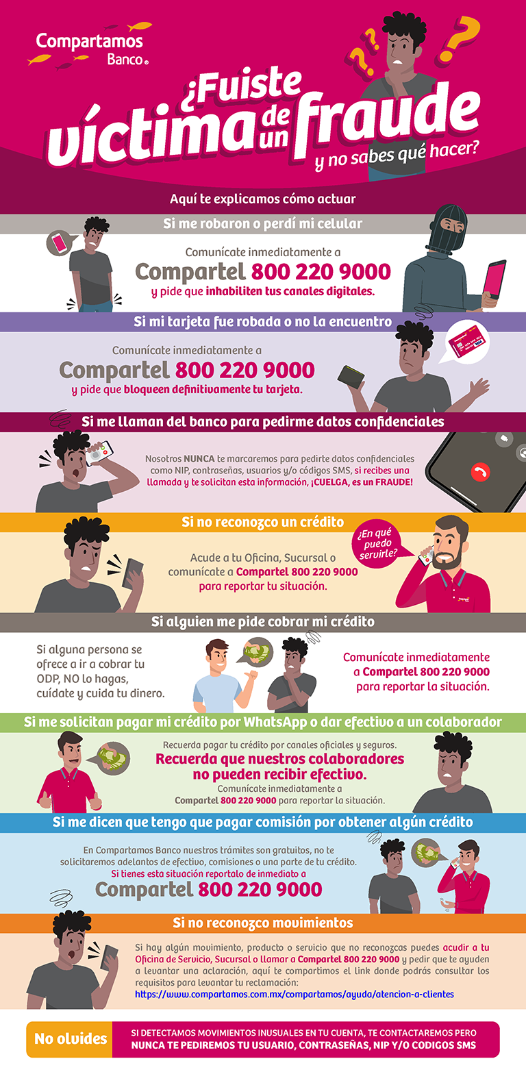 &iquest;Cómo actuar ante un fraude?