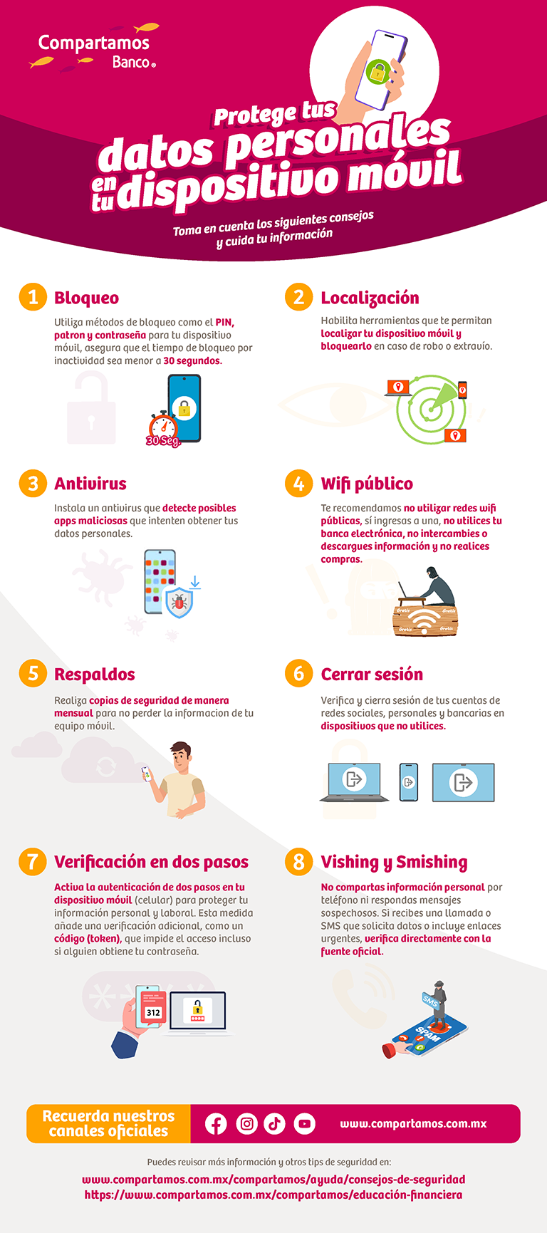 Protege tu datos personales